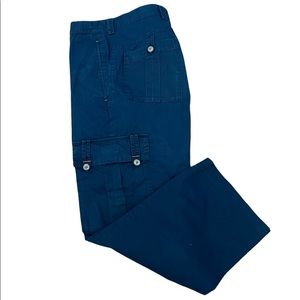 CAROLINA HERRERA***Navy Dressy Cargo Pants**Size 38 Altered $525